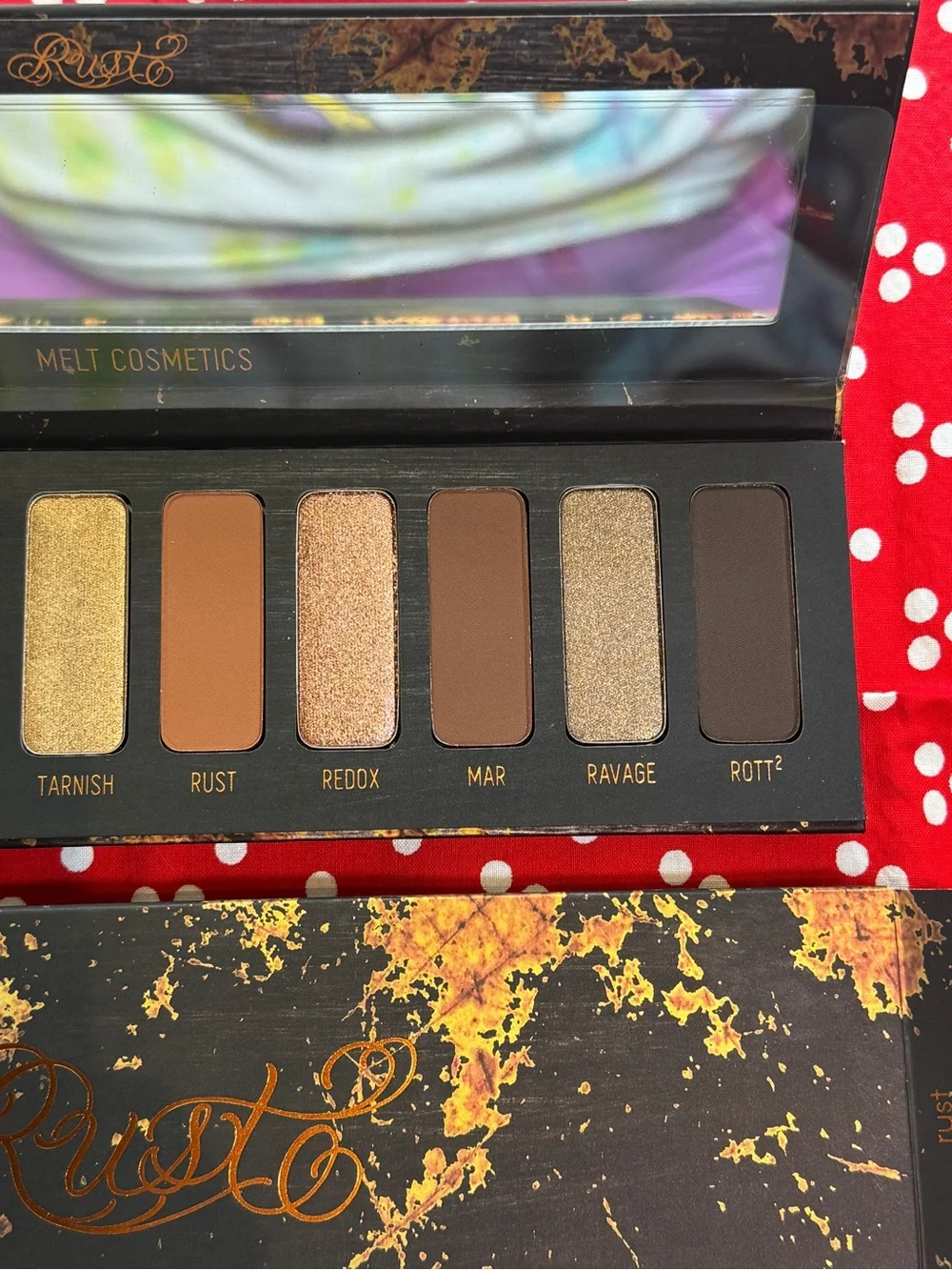 Melt Cosmetics Rust Eyeshadow Palette